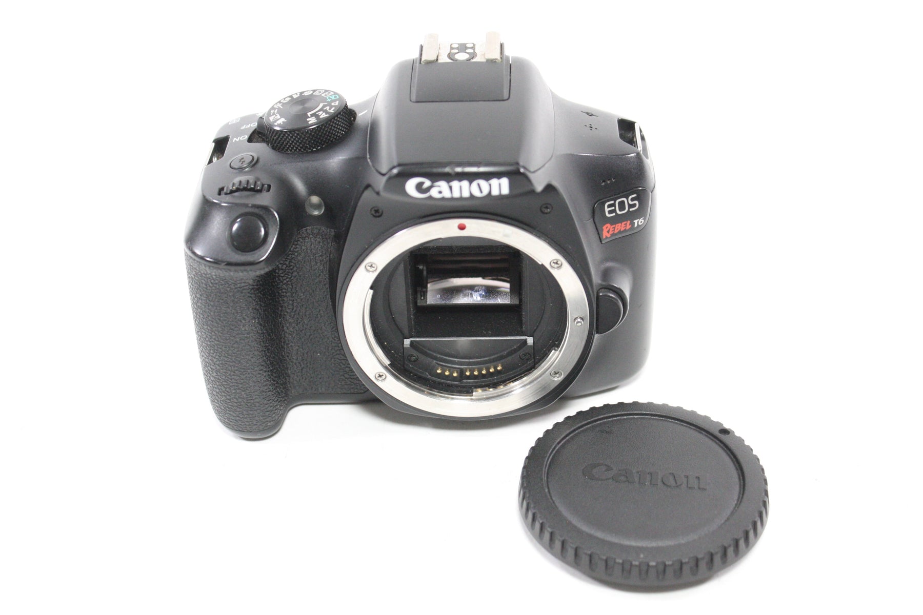 Canon Rebel T6 DSLR Camera Body with Shutter Count 17,049 AS-IS