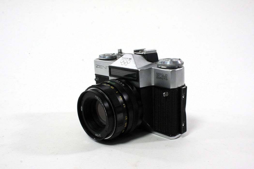Zenit EM 35mm 1980 Olympic Edition SLR with Helios-44M 58mm f/2 M42 Mount