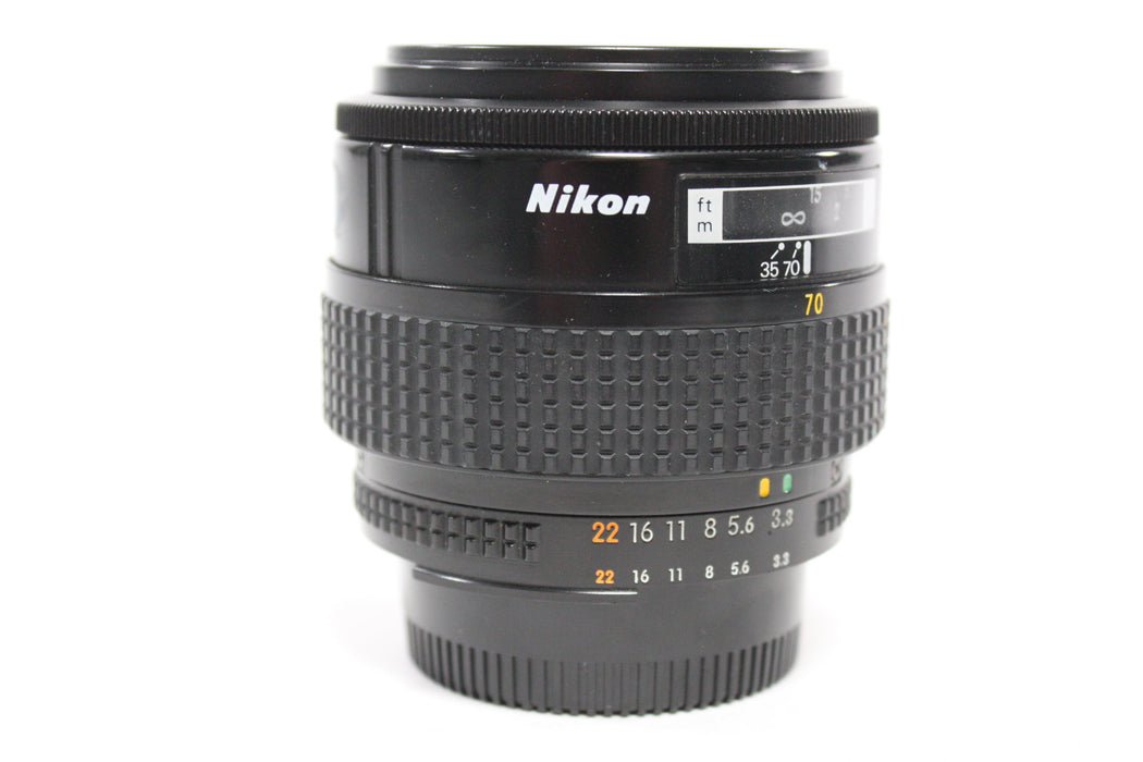 Nikon 35-70mm f/3.3-4.5 AF Nikkor Lens for F Mount