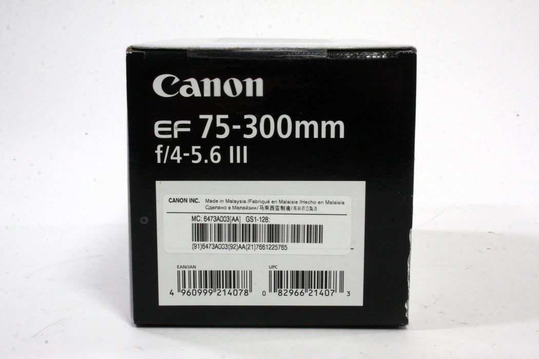 Canon 75-300mm f/4-5.6 III for EF Mount UNOPENED