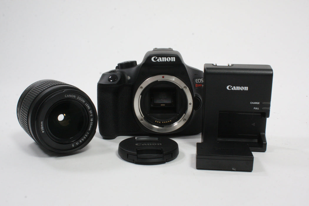 Canon EOS Rebel T6 Digital with Canon 18-55mm f/3.5-5.6 IS II Lens for EF Mount  Shutter Count 291