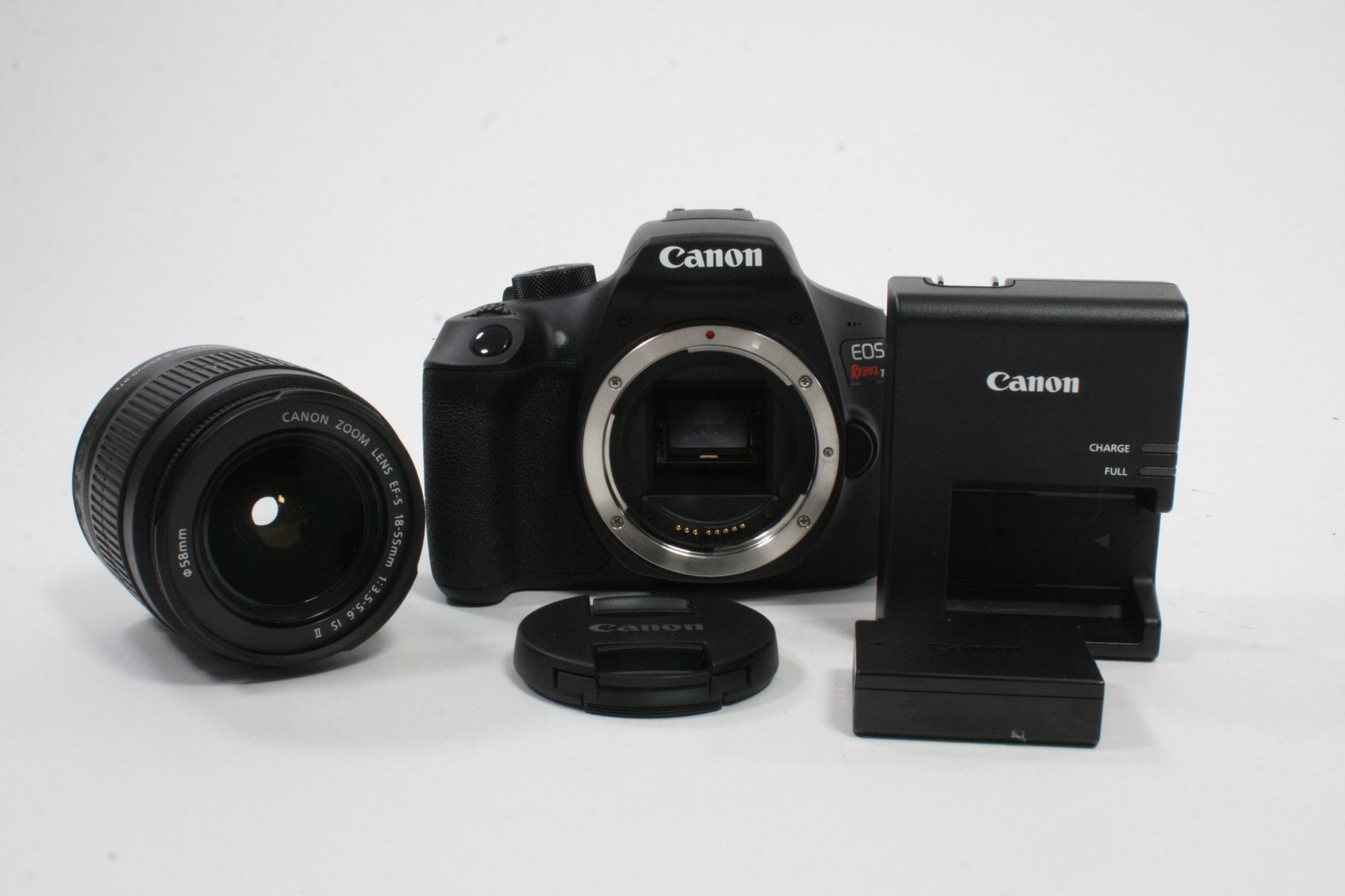 Canon EOS Rebel T6 Digital with Canon 18-55mm f/3.5-5.6 IS II Lens for EF Mount  Shutter Count 291