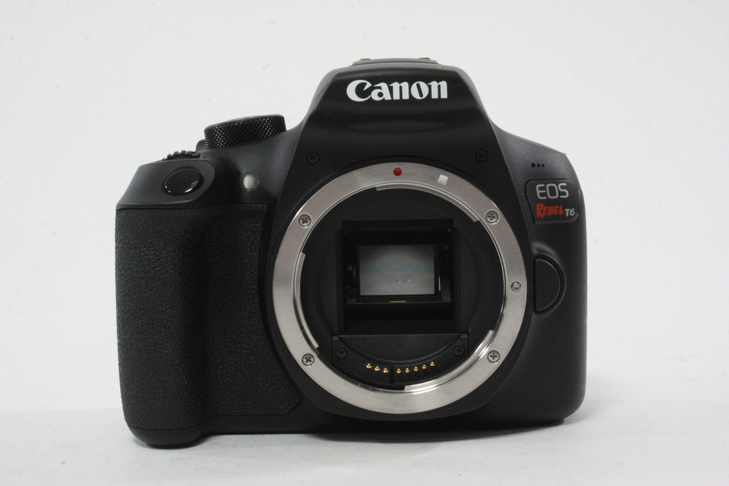 Canon EOS Rebel T6 Digital with Canon 18-55mm f/3.5-5.6 IS II Lens for EF Mount  Shutter Count 291