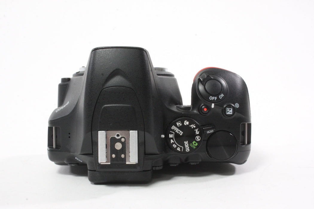Nikon D3500 Digital with 18-55mm f/3.5-5.6 G VR AF-P DX NIKKOR for F Mount with a Shutter Count of 5,265