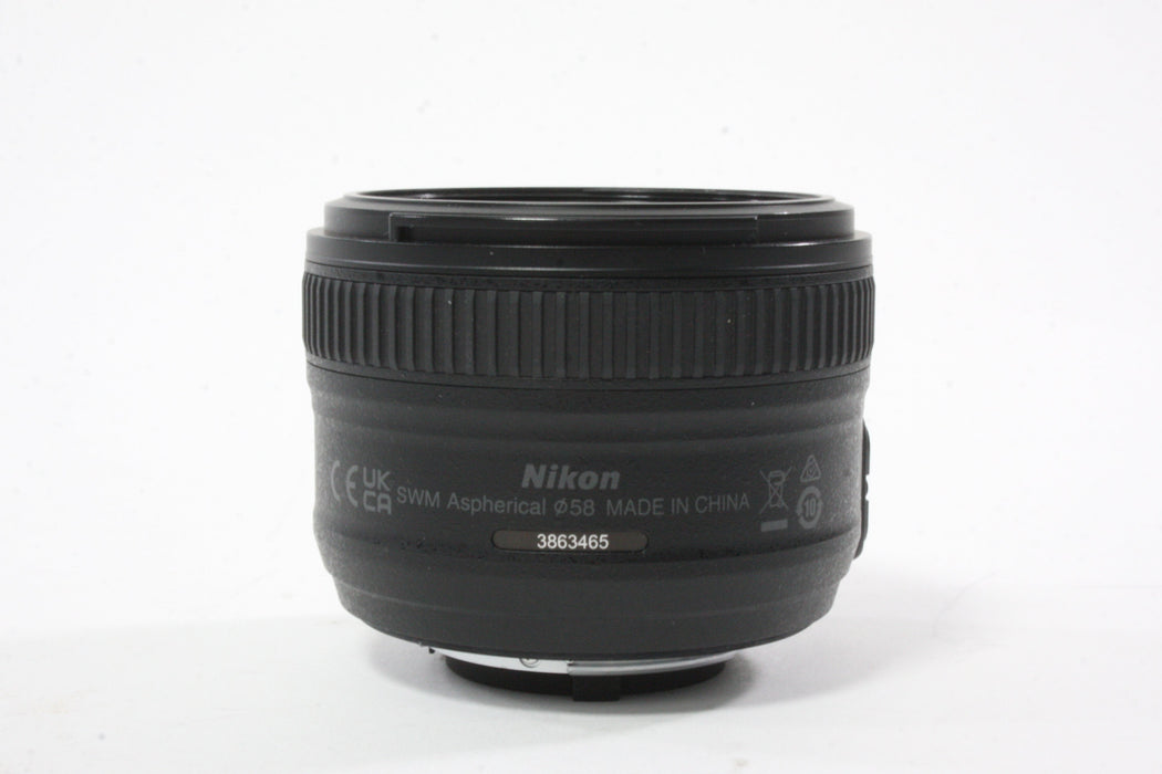 Nikon 50mm f/1.8 G AF-S  NIKKOR for F Mount