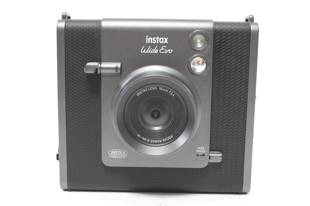 Fujifilm Instax Wide Evo Hybrid Instant Film Camera (Black)
