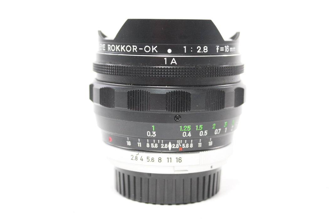 Minolta 16mm f/2.8 MC Fish-Eye Rokkor-OK Lens for MD Mount