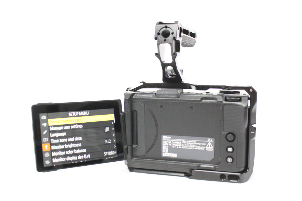 Nikon ZR Digital Mirrorless Camera Body with SmallRig Cage, Top, and Side Grip With Shutter Count 152