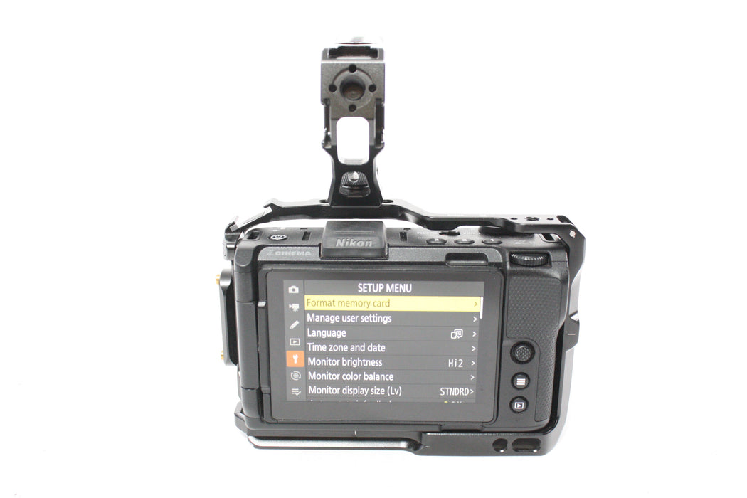Nikon ZR Digital Mirrorless Camera Body with SmallRig Cage, Top, and Side Grip With Shutter Count 152