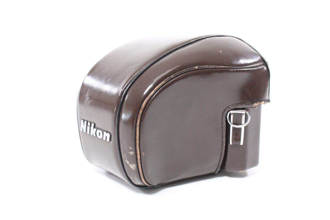 Nikon F Brown Leather Hard Case