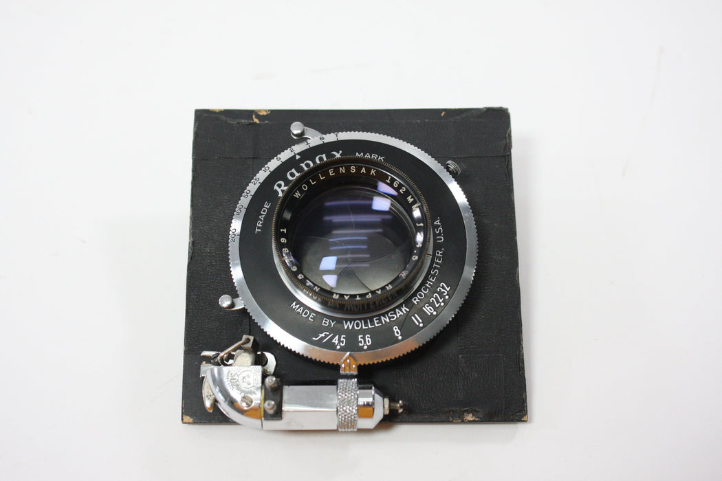 Wollensak Rapax 162mm f/4.5 Large Format Lens