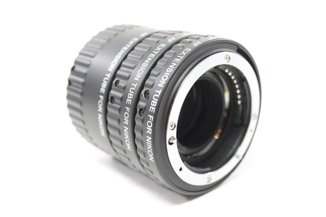 Vello Auto Focus Extension Tube Set for Nikon F Mount 12mm, 20mm, and 36mm