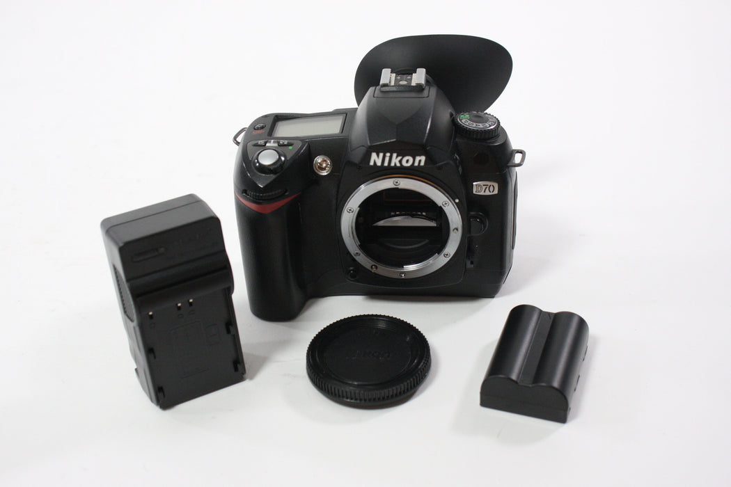 Nikon D70 DSLR Camera Body with a Shutter Count of 2,114