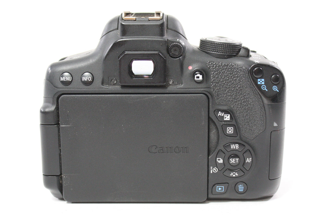 Canon EOS Rebel T6i DSLR Camera with 18-55mm f/3.5-5.6 II EF-S Lens with Shutter Count 47,724