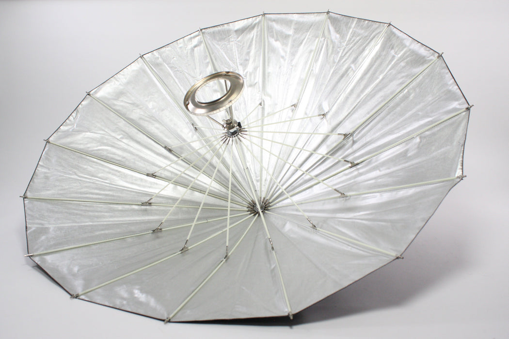 Paul C Buff PLM 45in Silver Umbrella with White Diffusion Fabric