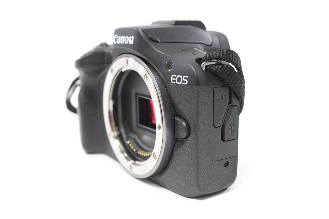 Canon R100 Digital Mirrorless Camera with 18-45mm f/4.5-6.3 IS STM RF-S Lens with Shutter Count Less Than 1,000