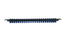 FHU 1U 19'' Fiber Adapter Panel, 48 Fibers OS2 Single Mode, 24x SC UPC Duplex (Blue) Adapter, Ceramic Sleeve
