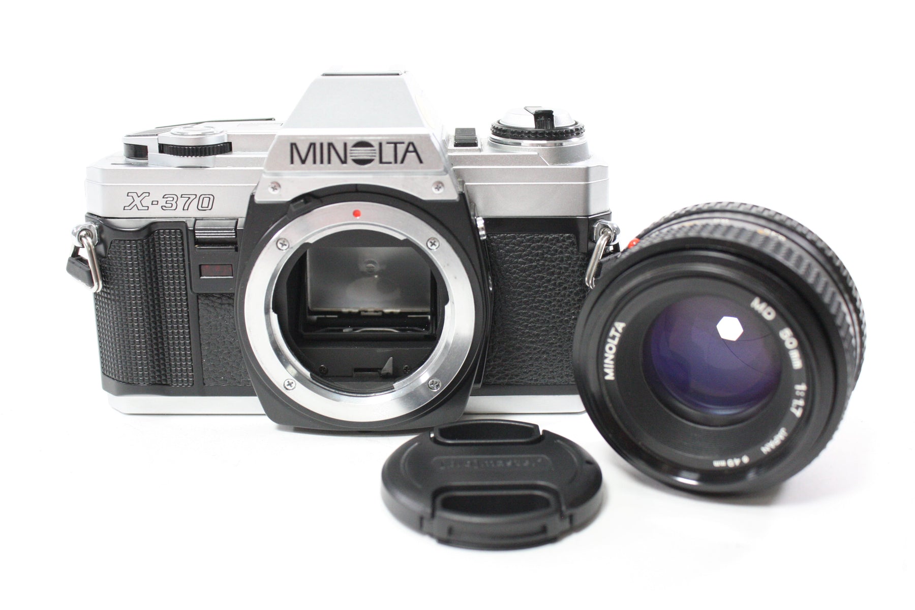 Minolta X-370 35mm SLR Camera with 50mm f/1.7 MD Lens