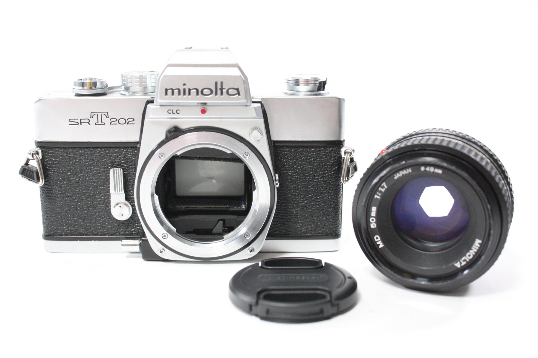 Minolta SRT202 35mm SLR Camera with 50mm f/1.7 MD Lens