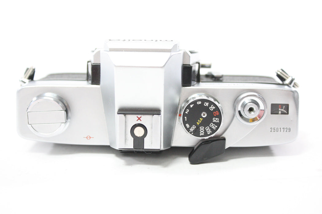 Minolta SRT202 35mm SLR Camera with 50mm f/1.7 MD Lens
