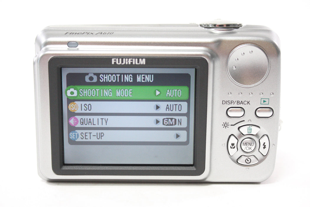 Fujifilm Finepix A610 Digital Point and Shoot Camera 3x Zoom 6.3mp
