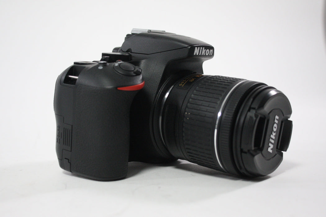 Nikon D3500 DSLR Camera with 18-55mm f/3.5-5.6 G DX VR AF-P Lens, Shutter Count 604