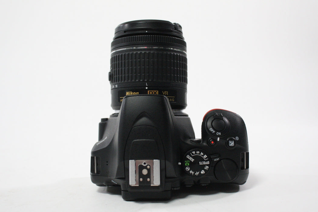 Nikon D3500 DSLR Camera with 18-55mm f/3.5-5.6 G DX VR AF-P Lens, Shutter Count 604