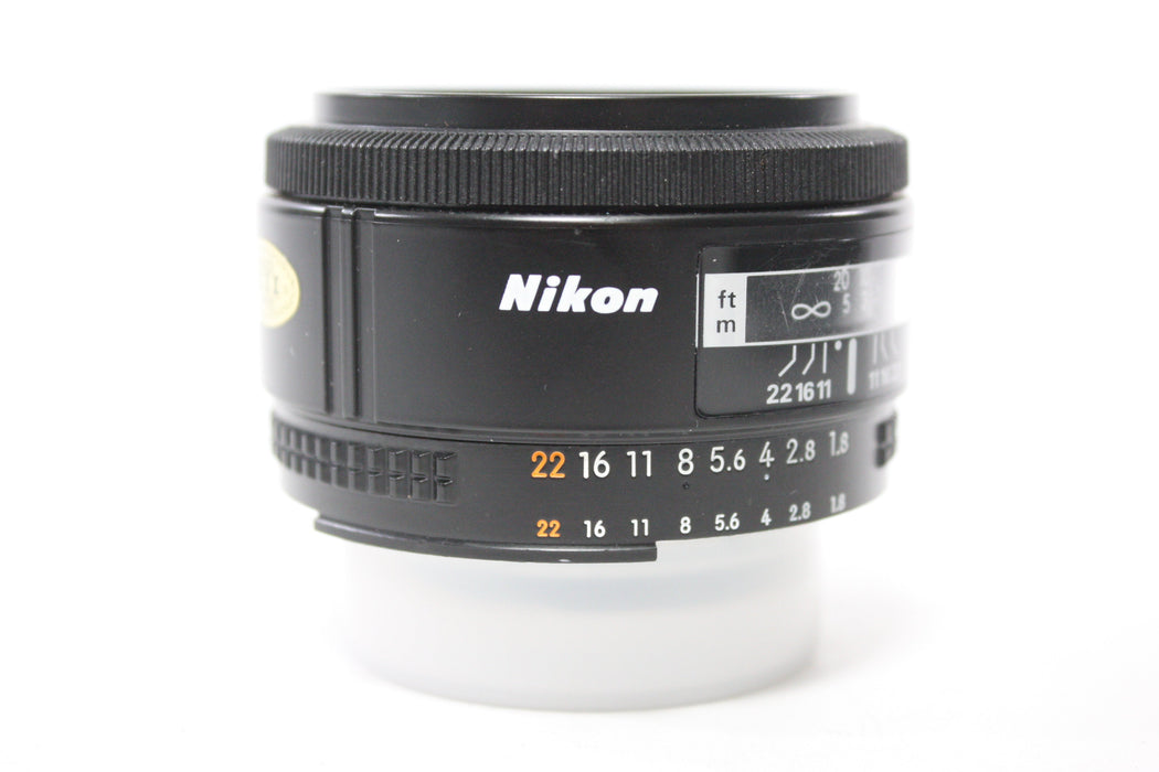 Nikon 50mm f/1.8 AF Nikkor Lens for F Mount