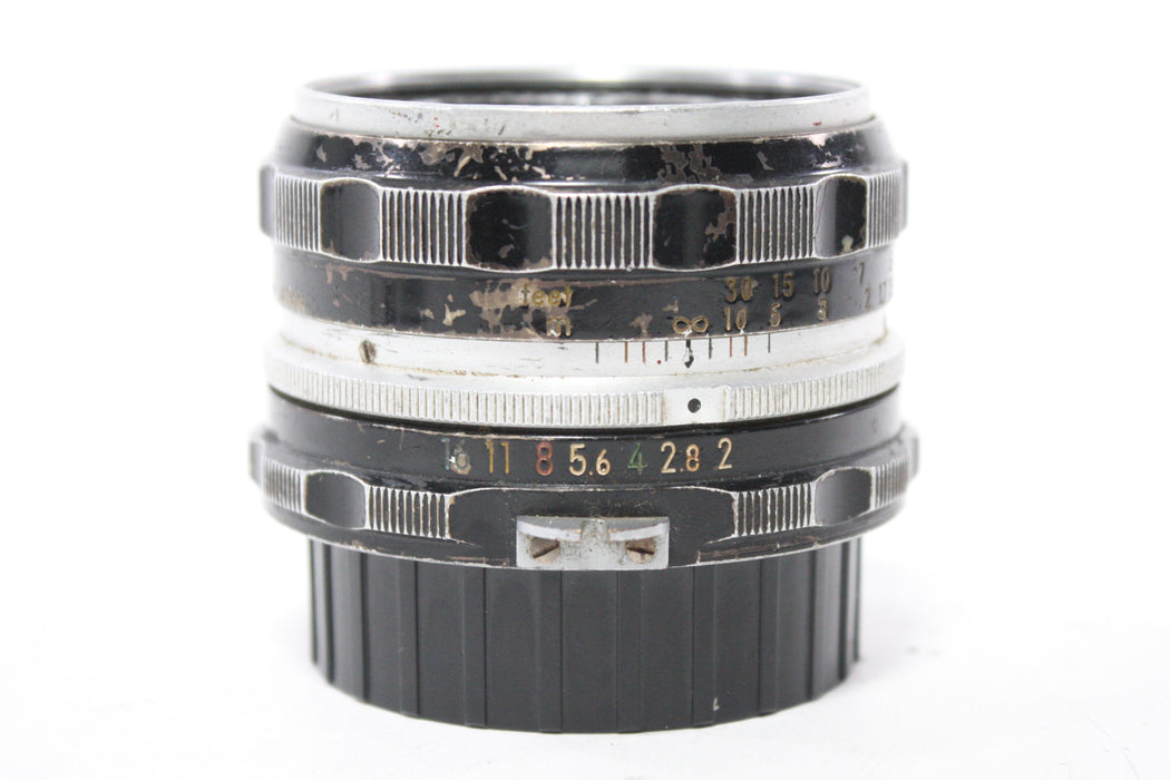 Nikon 50mm f/2 Nikkor-H Auto Lens for F Mount