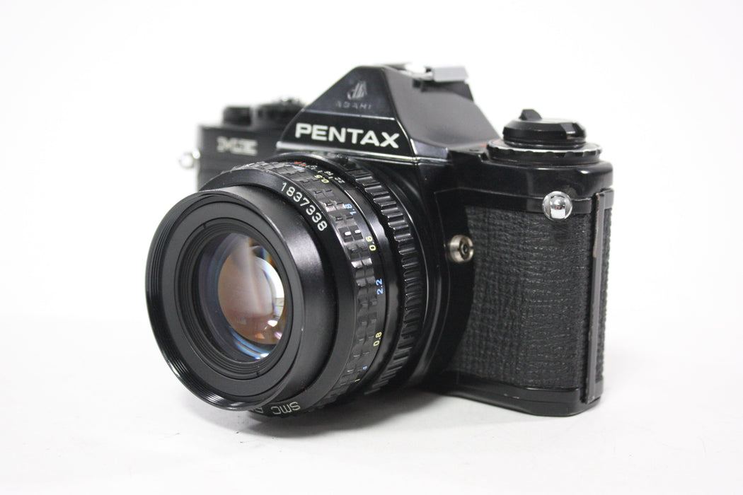 Pentax ME 35mm SLR Camera with Pentax-A 50mm f/1.7 SMC Lens