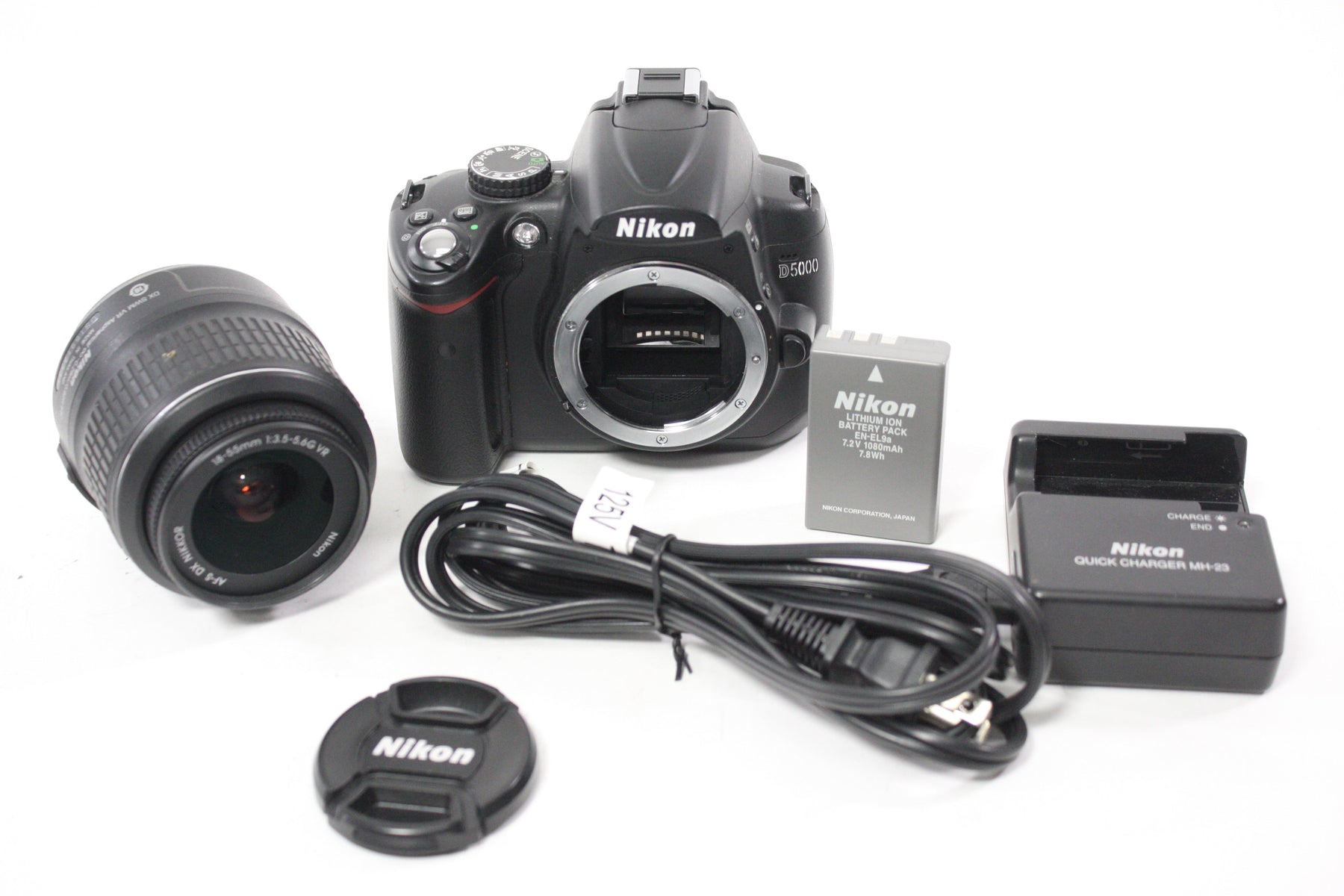 Nikon D5000 DSLR Camera with Nikon 18-55mm f/3.5-5.6G DX VR Lens with Shutter Count 5,107