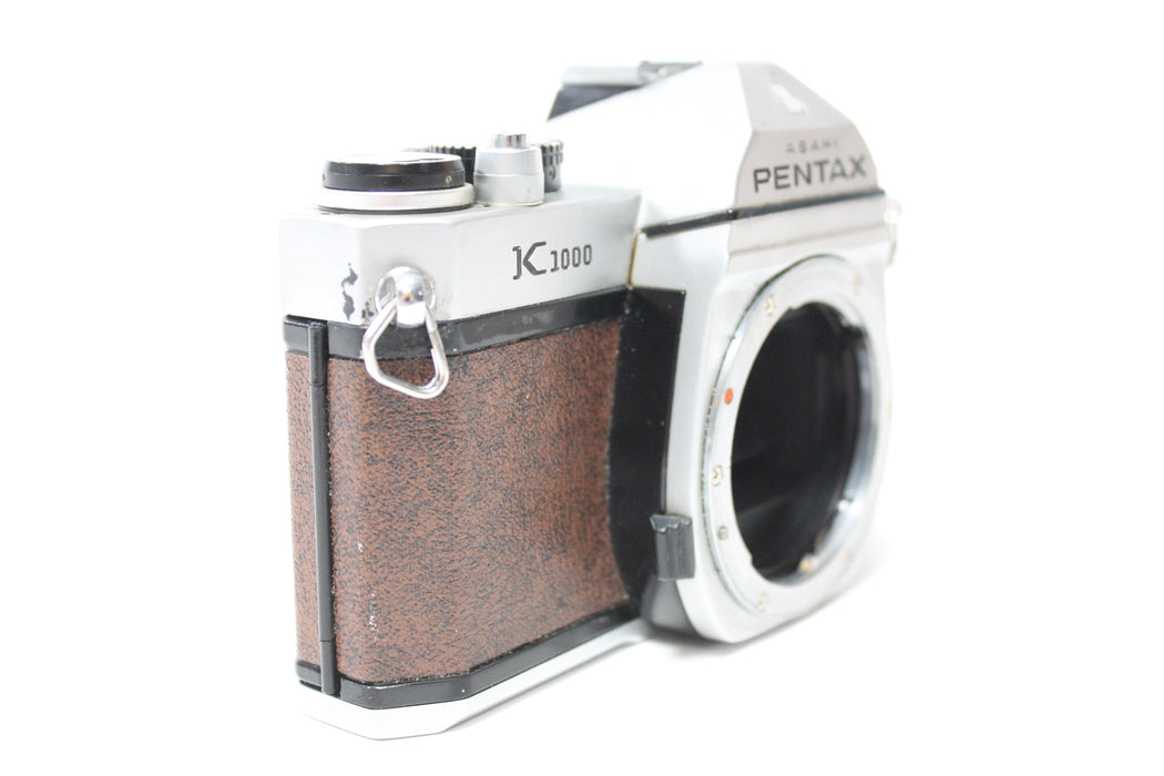 Pentax K1000 SE Brown 35mm SLR Camera Body with 50mm f/2 SMC Pentax-M Lens