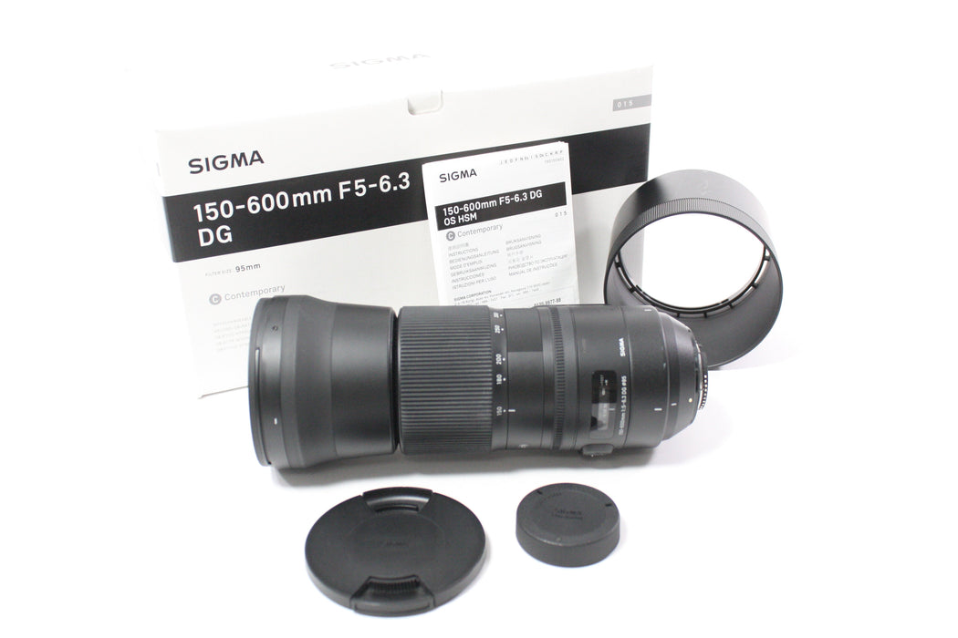 Sigma 150-600mm f/5-6.3 DG Contemporary Lens for Nikon F Mount