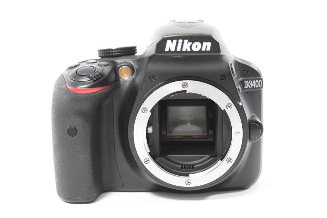 Nikon D3400 DSLR Camera with 18-55mm f/3.5-5.6 G DX VR AF-P Lens with Shutter Count 3,187