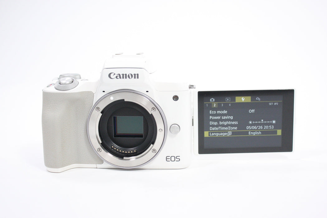 Canon EOS M50 Digital Mirrorless Camera Body with Shutter Count 5,000 AS-IS
