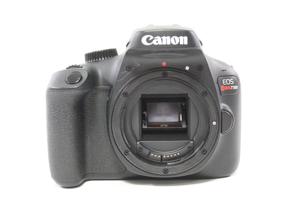 Canon Rebel T100  DSLR Camera with 18-55mm f/3.5-5.6 III Lens with Shutter Count 10,145