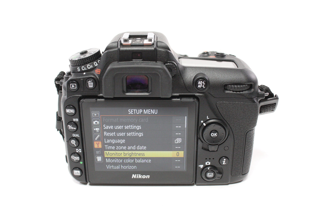 Nikon D7500 DSLR Camera Body with Shutter Count 980