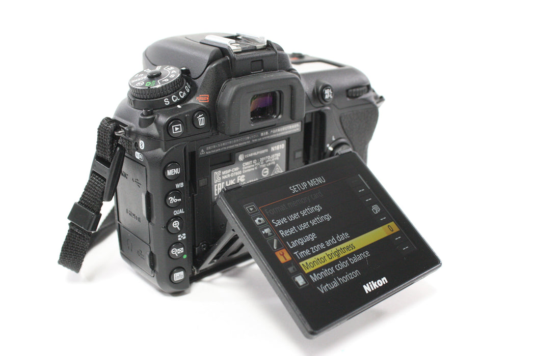 Nikon D7500 DSLR Camera Body with Shutter Count 980