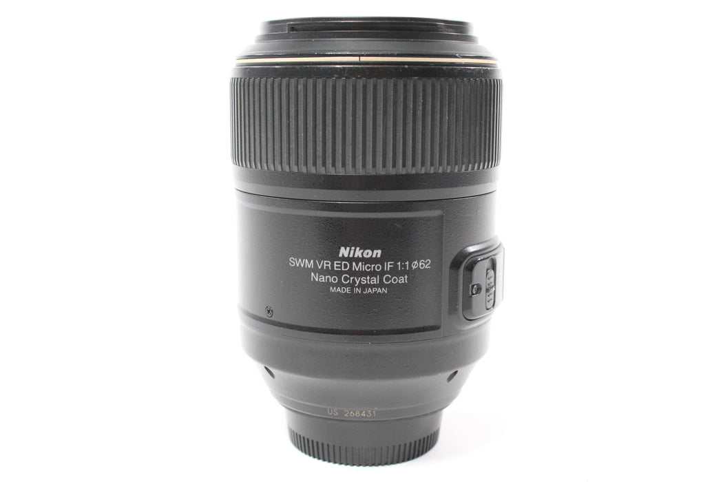 Nikon 105mm f/2.8 G ED VR AF-S Micro Nikkor Lens for F Mount