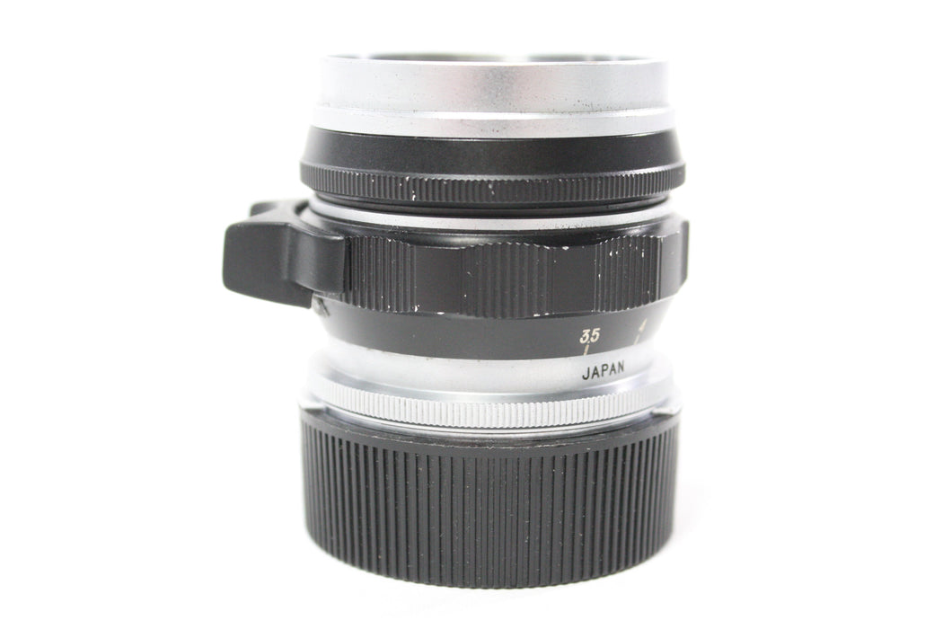 Fuji 5cm f/2 Fujinon L Lens with Fotodiox 50-70 M39-L/M Adapter