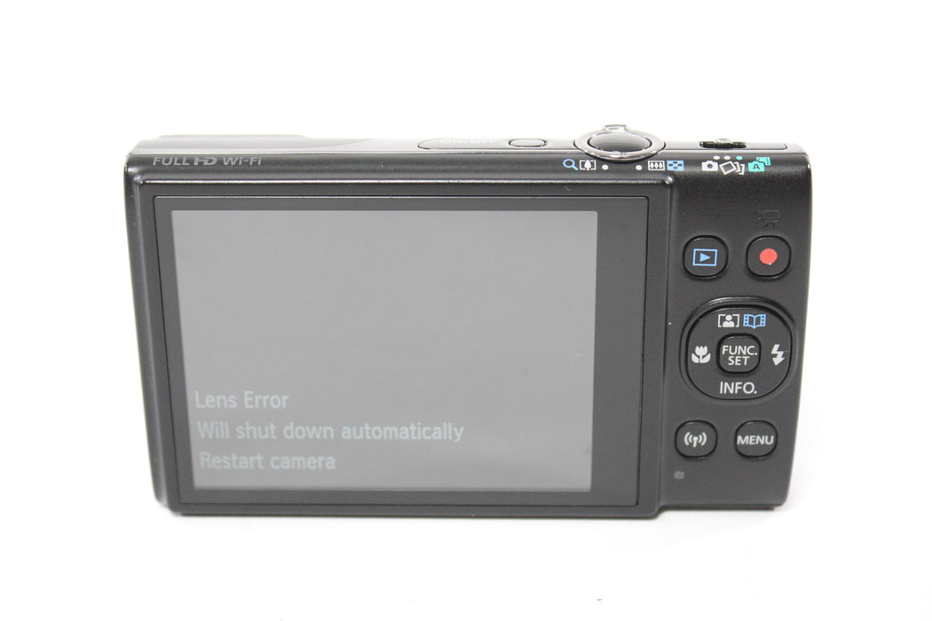 Canon PowerShot ELPH 360 HS A Digital Point and Shoot Camera 12x Zoom 20mp AS-IS