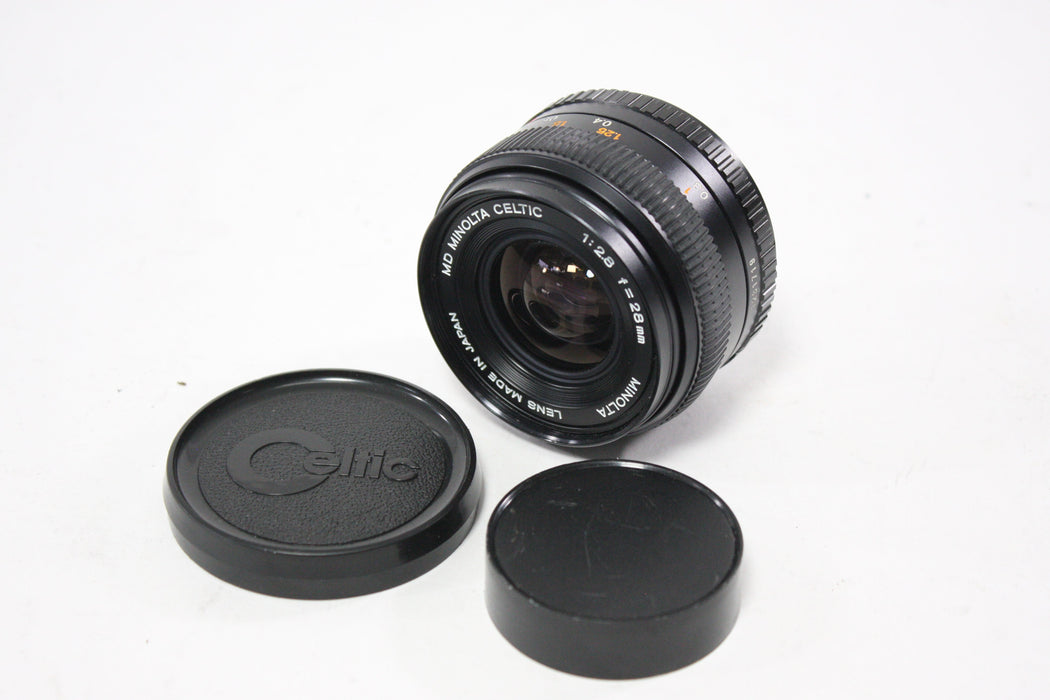 Minolta 28m m f/2.8 Celtic Lens for Minolta MD Mount