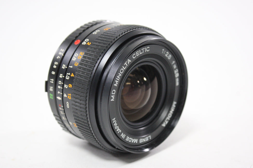 Minolta 28m m f/2.8 Celtic Lens for Minolta MD Mount