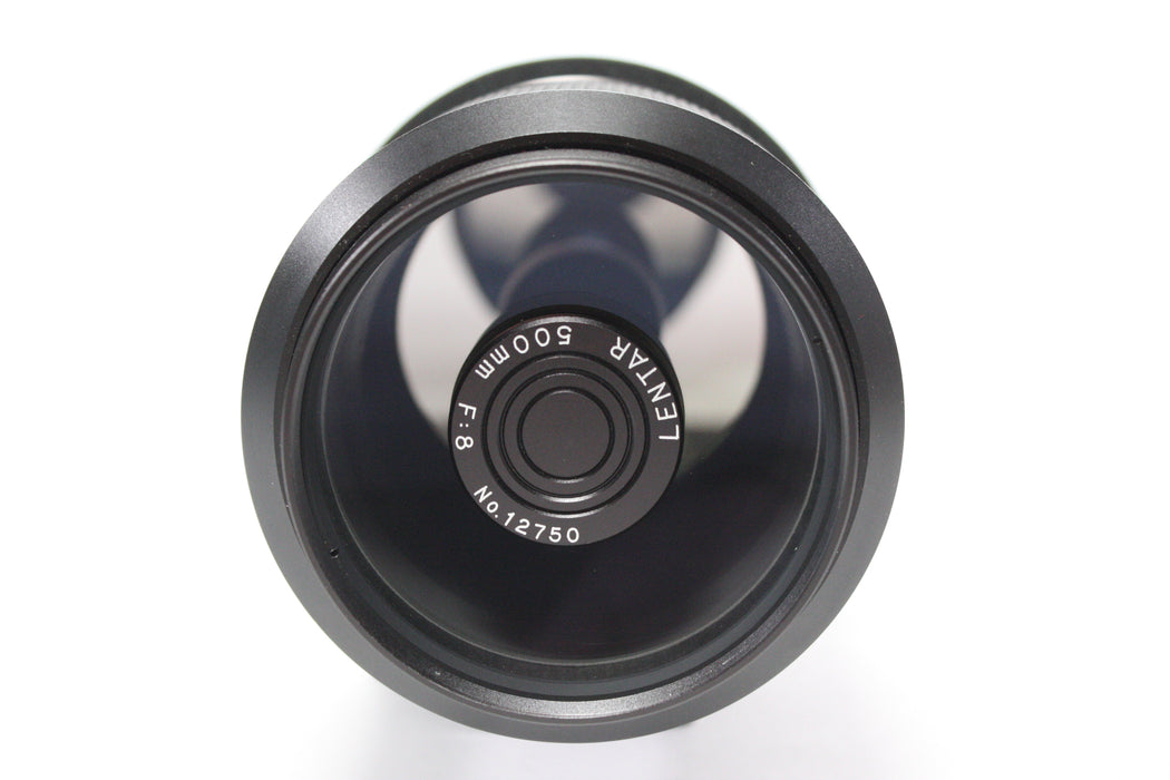 Lentar 500mm f/8 Mirror Lens for T Mount with Nikon F Adapter