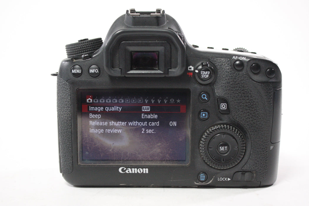 Canon EOS 6D DSLR Camera Body with Shutter Count 185,816