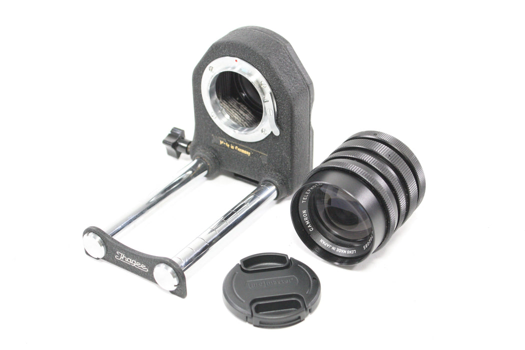 Ihagee Bellows with Camron 135mm f.3.5 Lens for Exakta Mount