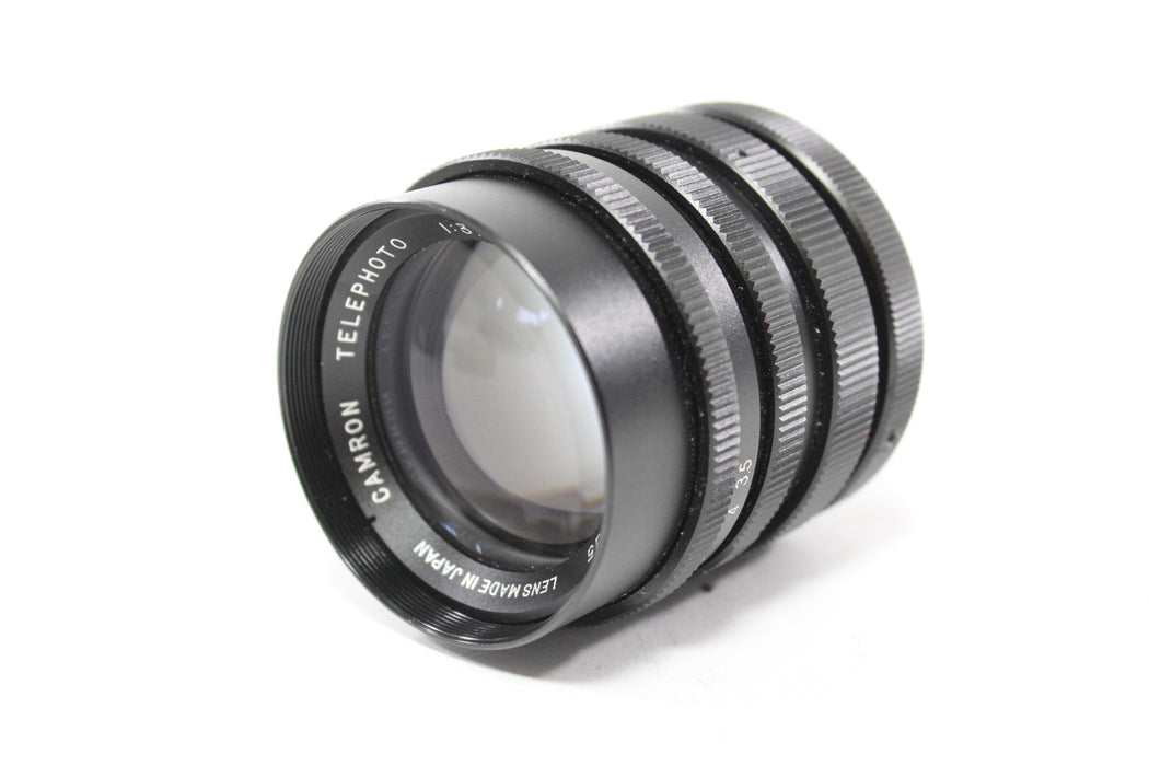 Ihagee Bellows with Camron 135mm f.3.5 Lens for Exakta Mount