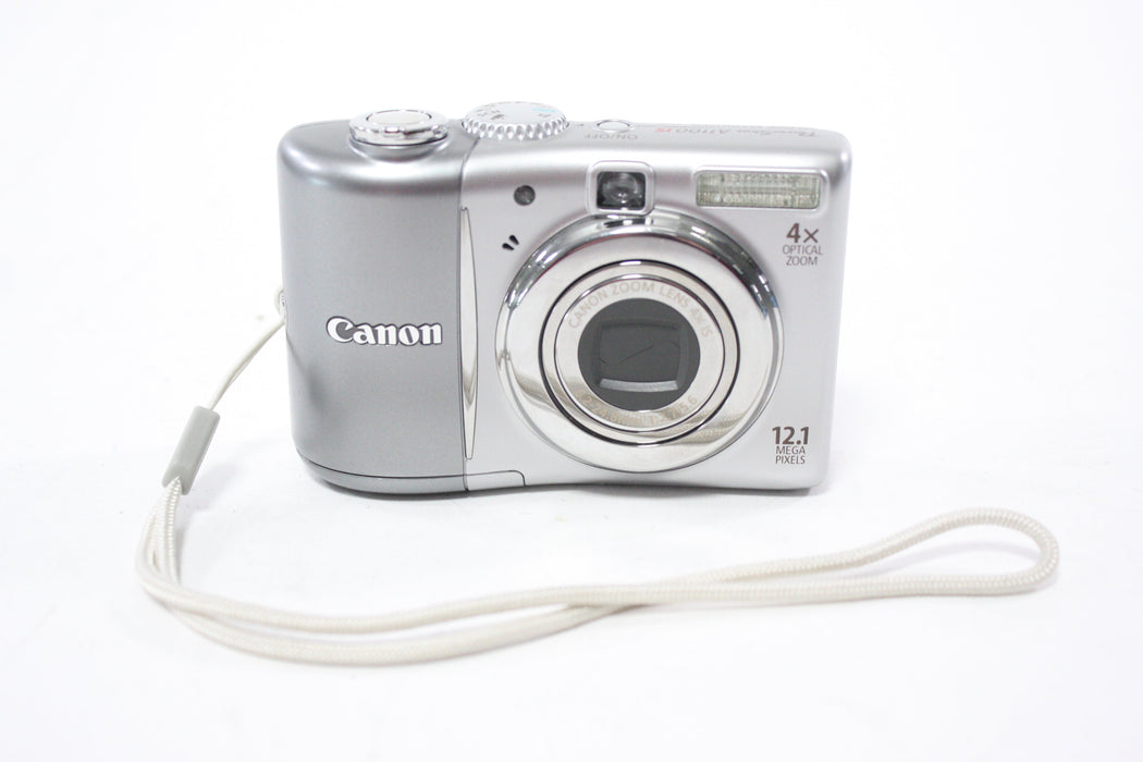 Canon Powershot A1100 IS Digital Point and Shoot Camera 4x Zoom 12.1mp (Silver)