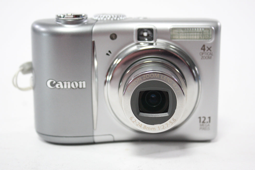 Canon Powershot A1100 IS Digital Point and Shoot Camera 4x Zoom 12.1mp (Silver)