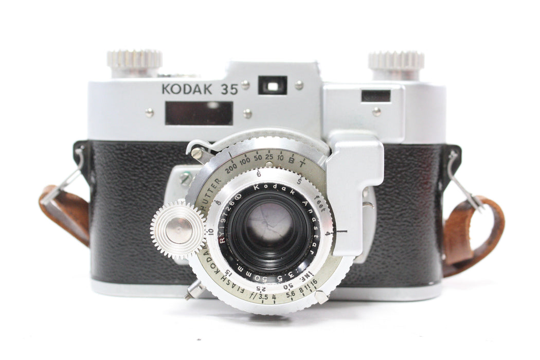 Kodak 35 Rangefinder 35mm Camera with Kodak Anastar 50mm f/3.5 Lens AS-IS